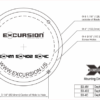 Excursion SX402 – 100 mm, 40W RMS Coaxial speakers - Image 3