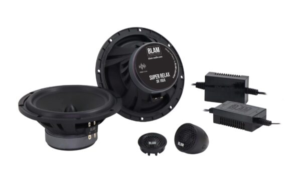 blam sr165x – 165 mm super relax komponentkõlarid